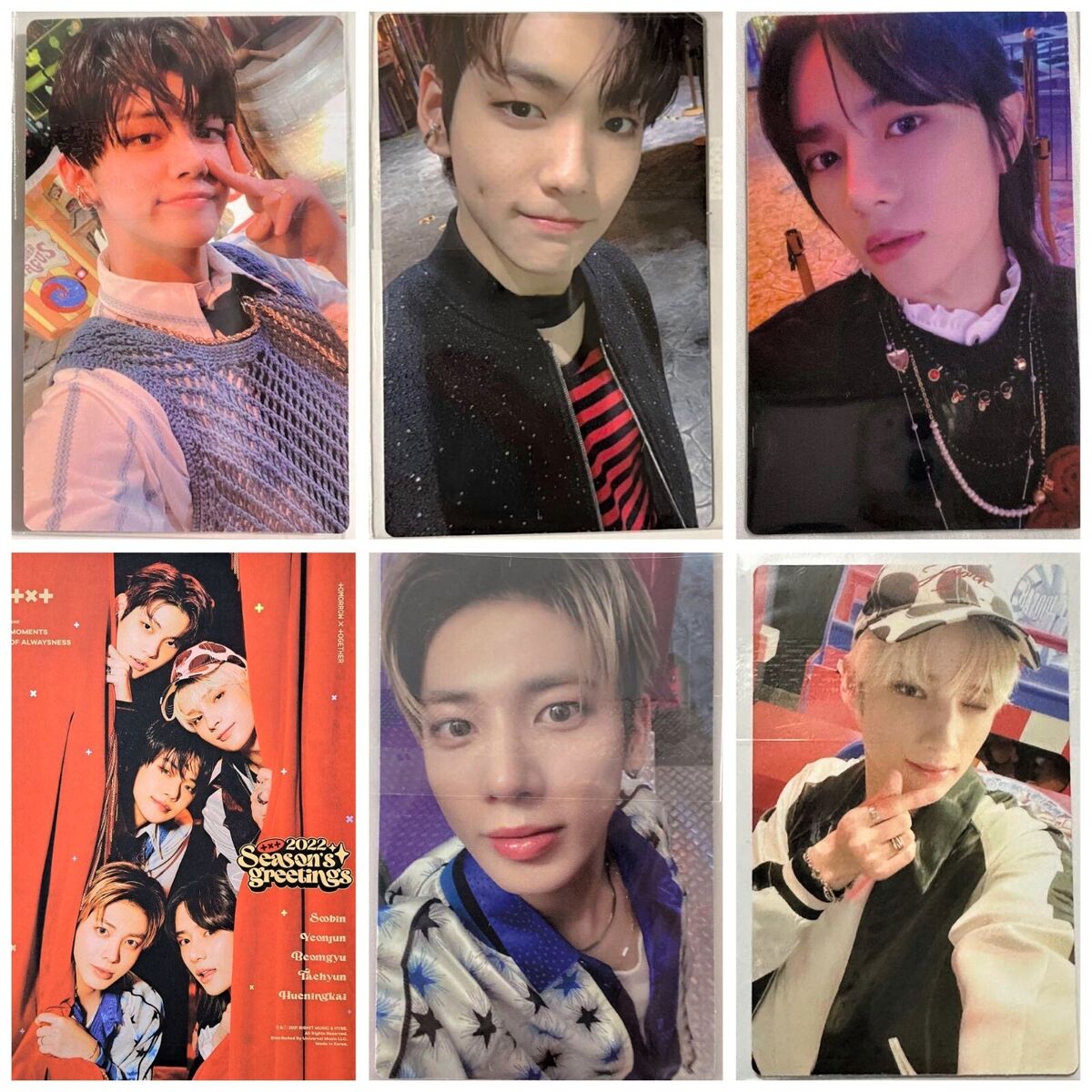 TXT Season greetings 2022 Official Double side Photocard TXT Season greetings 2022 Official Double side Photocard