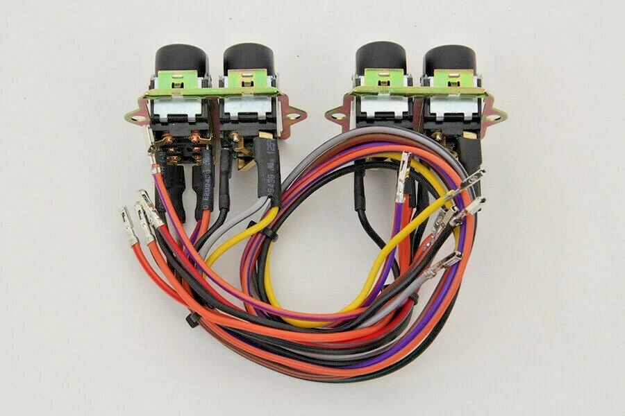 Комплект переключателей обтекателя Harley FLHTCUI черный 70271-98 V-Twin 32-7014 Y1 - Изображение 4 из 4