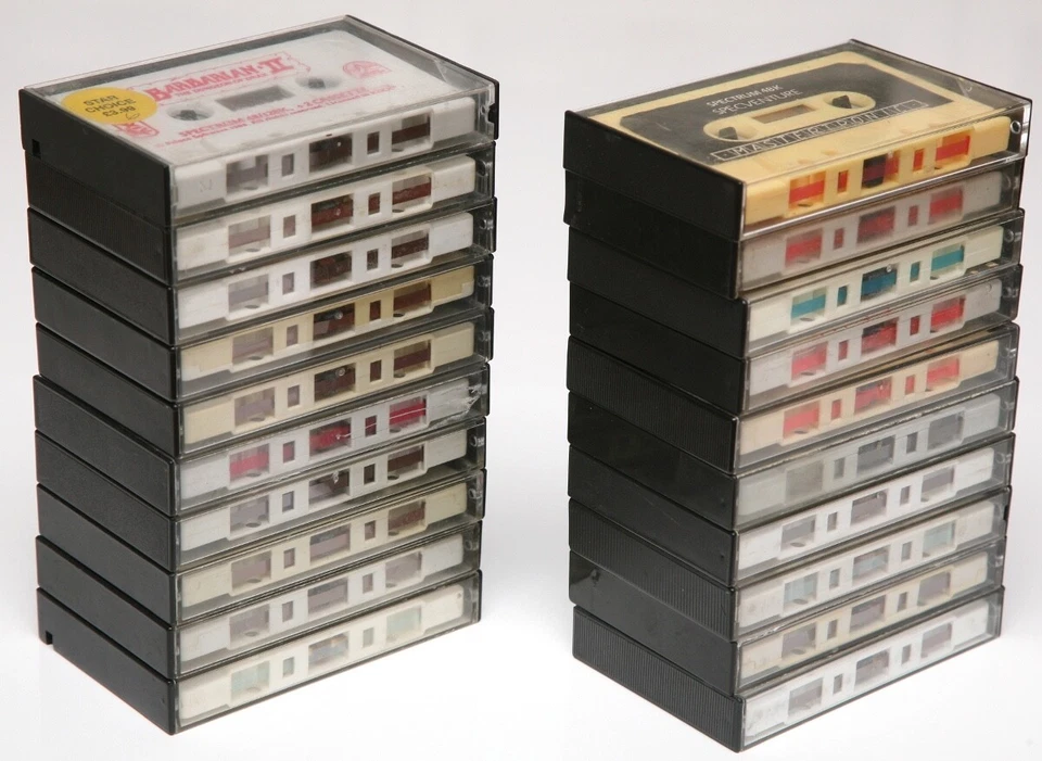 Nice collection of 20x ZX SINCLAIR SPECTRUM 48/128/+2 Games on Tapes - Bild 2 von 2