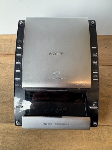 Sony ICF-CD7000 Dream Machine Digital Alarm Clock CD AM/FM Radio TESTED WORKING