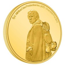 Gold Coin Samwise Gamdschie™ Lord of the Rings™ Classic (6th) 2021 - Niue 1/4 oz Proof