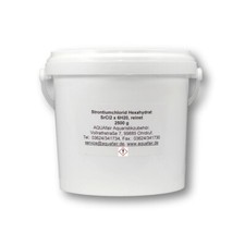 Strontiumchlorid-Hexahydrat Reinst Strontium Meerwasser Riffaquarium 2,5kg Eimer