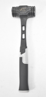 JeTech Tool 3lbs Octagonal Head Hammer 13'' Ergonomic Grip Gray/Black Genuine