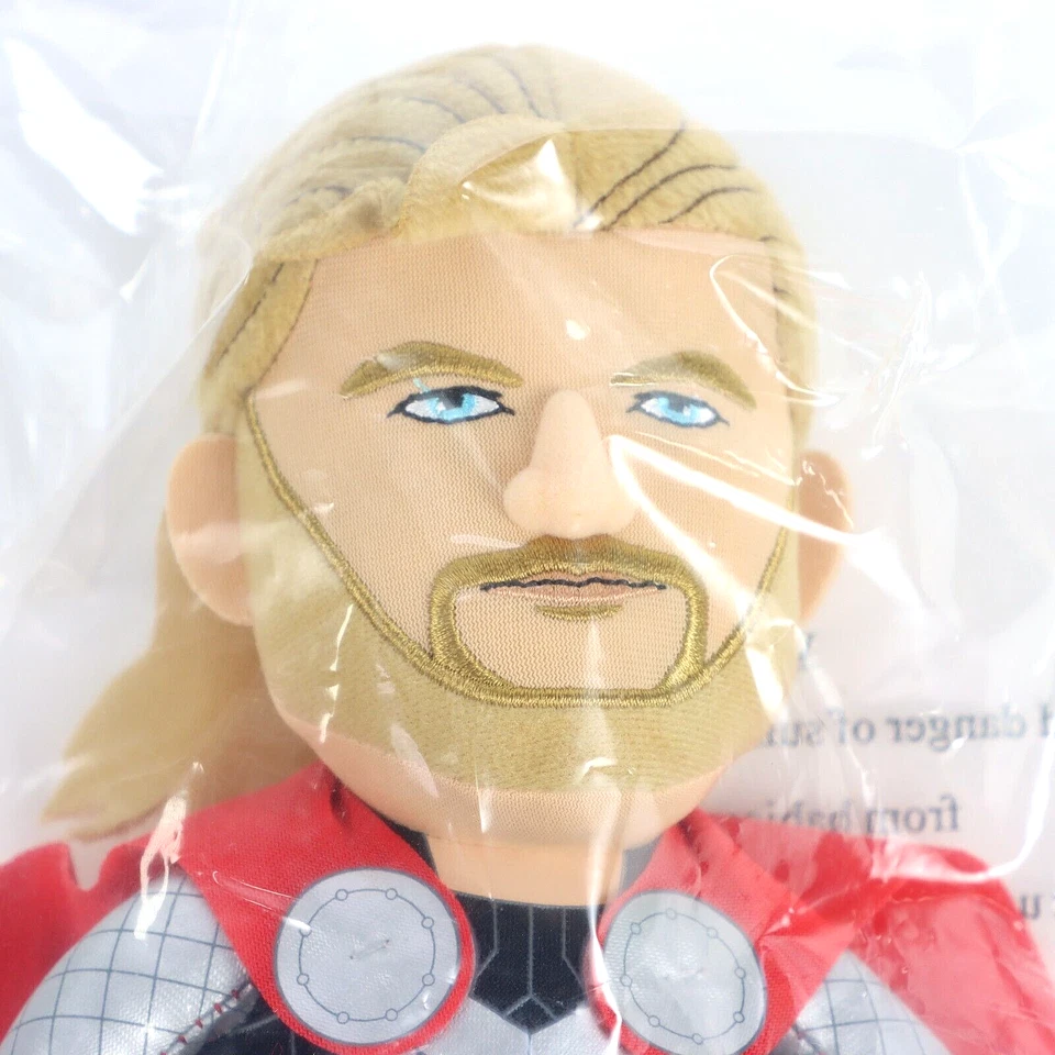 Marvel Avengers Thor 10" Plush Chris Hemsworth Bleacher Creatures 2015 Sealed - Image 2 of 4