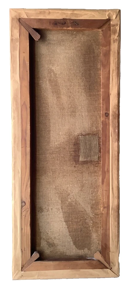 Troika Ride in a Snowy Landscape - Antique Russian Oil canvas c.1908 Signed - Image 2 of 4