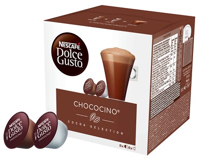 NESCAFE Chococino Hot Chocolate Dolce Gusto Capsules BOX 16 pods