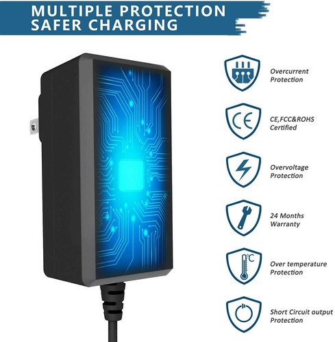 PwrON 12V1A AC Adapter for 12V 700mA 800mA 900mA Power Charger DC 5.5mm x 2.1mm - Picture 5 of 6