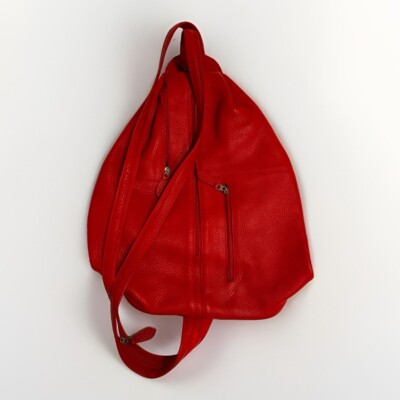 WELCOME 1930 BUENOS AIRES red leather backpack a51 | eBay WELCOME 1930 BUENOS AIRES red leather backpack a51 | eBay