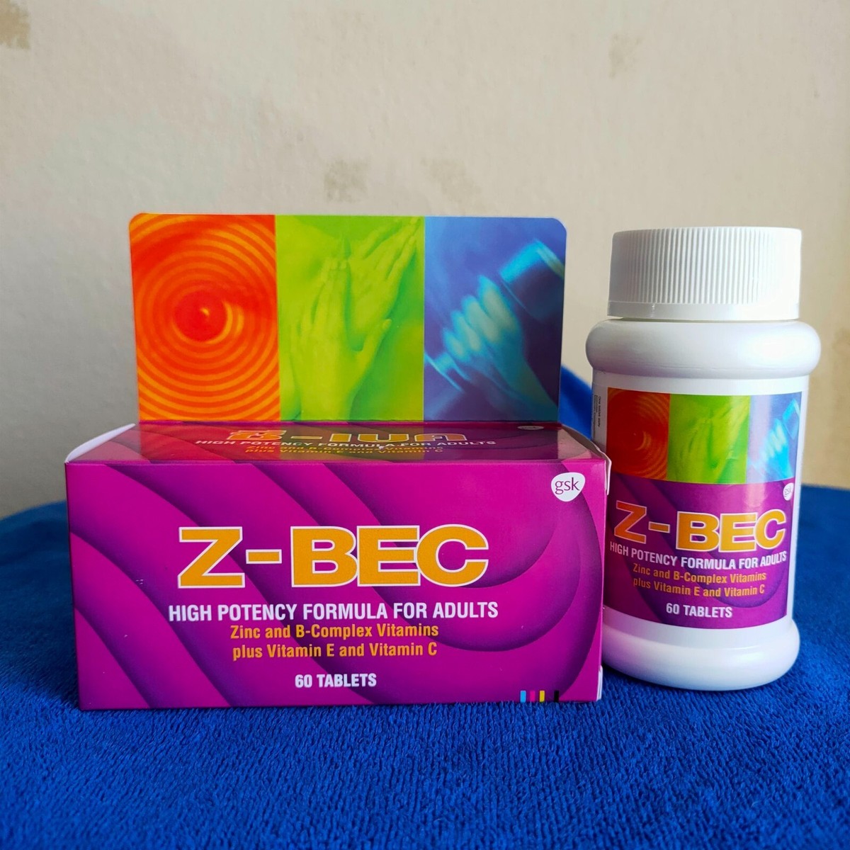 Oral−B D7015366XCMK Z-BEC Multivitamins Zinc & B Complex High Potency Formula 60