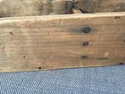 EARLY ANTIQUE PRIMITIVE WOODEN TOTE AAFA — photo 4