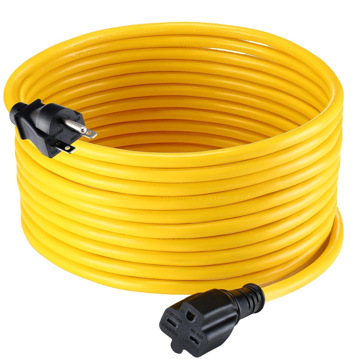 25ft NEMA 6-15 Extension Cord 6-15P Male to 6-15R Female 15 Amp
