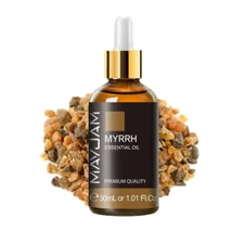MayJam MYRRH Essential Oil - 1.01 Fl oz, 30 ml - Premium Oil with Glass Dropper