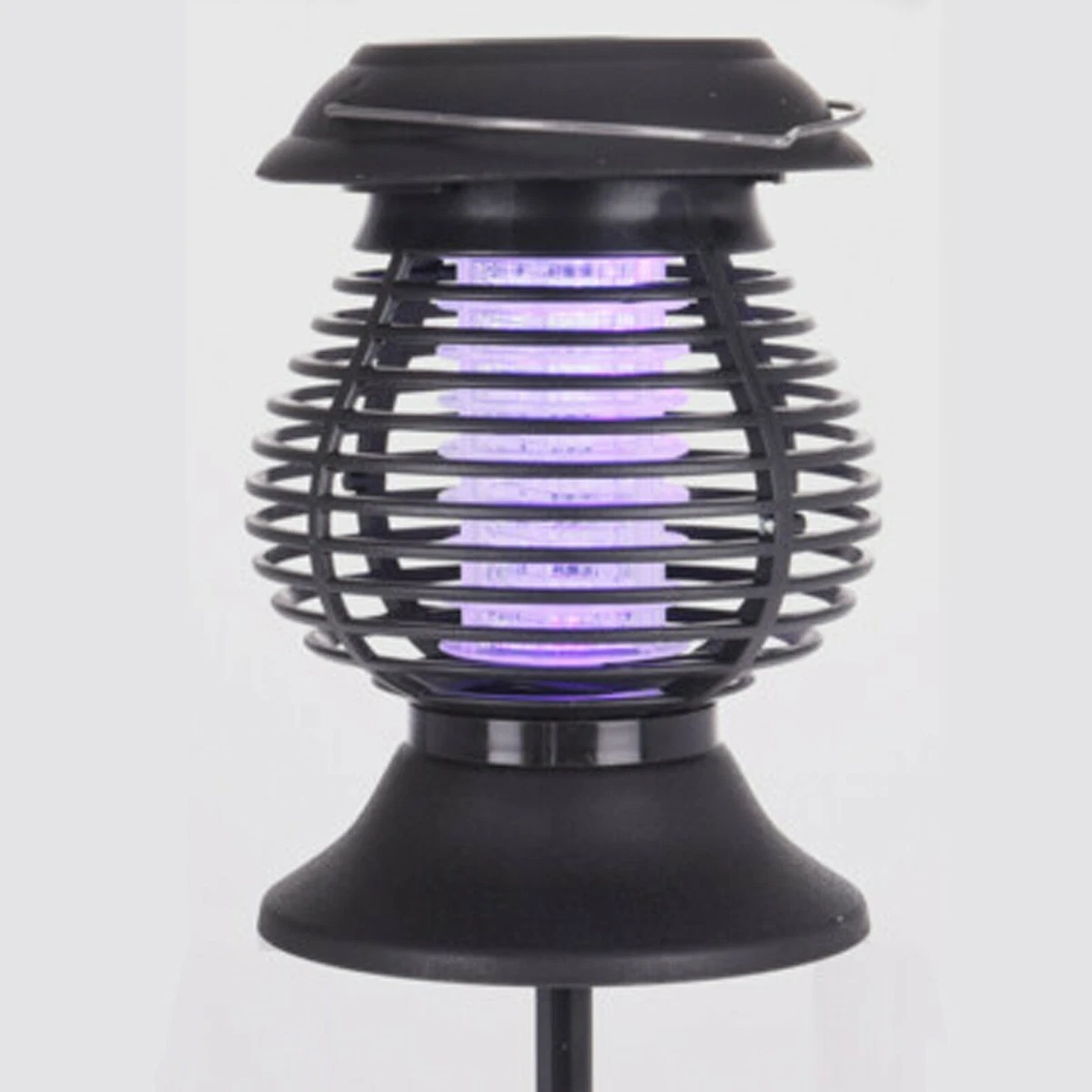 2in1 UV & LED Solar Electric Mosquito Insect Killer Lamp Camping  
