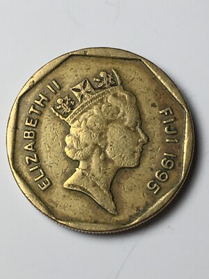 1995 Fiji Queen Elizabeth II 1 Dollar Coin | eBay