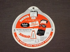 VINTAGE TV TELEVISION 1958 QUIK-CHECK TROUBLE FINDER for TUBES
