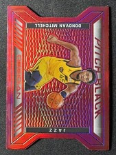 DONOVAN MITCHELL 2020-21 Obsidian Pitch Black ASIA RED Flood Electric Etch SSP