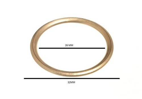 Semianello Piatto / Anello A D, Per Tessuti E Calzature, Larghezza: 20 Mm | Merceria E Tessuti - Foto 3