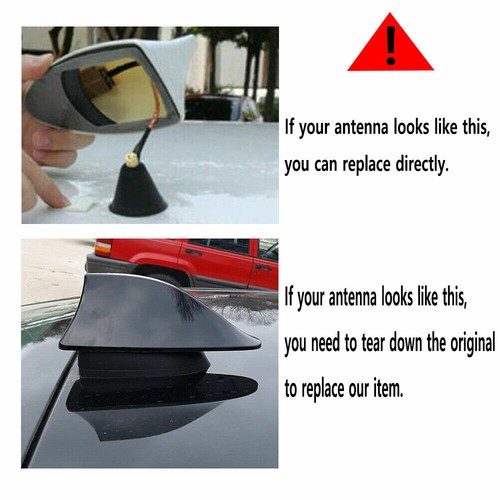 For Jeep Grand Cherokee Car Auto Antenna Cover Radio AM/FM Signal Fin Shark Cap - Picture 11 of 16