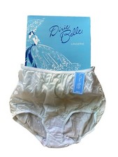 Vtg NOS Dixie Belle Blue Nylon Size 8 Scalloped Leg Panty Style 719