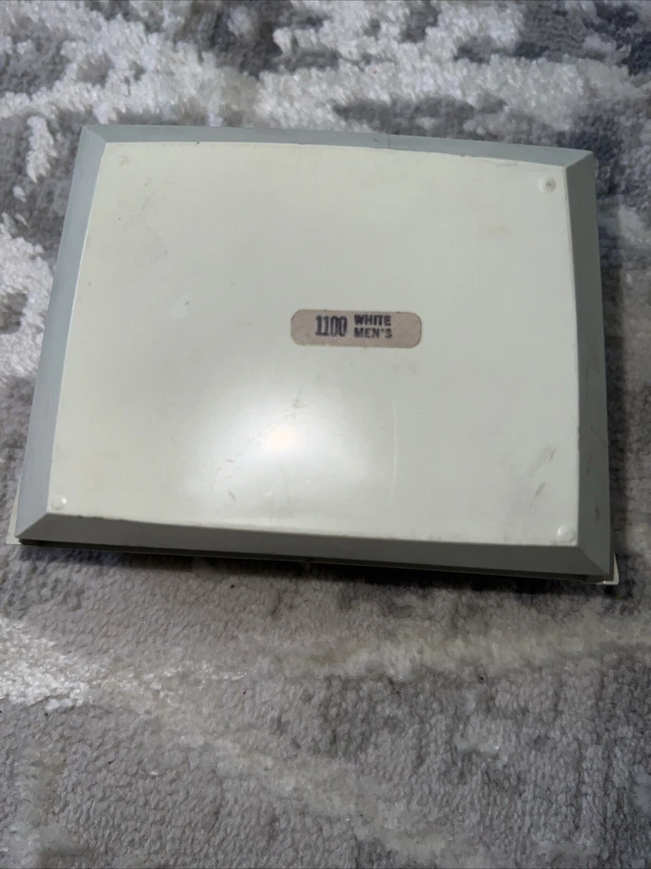 Винтажная мужская коренастая матовая доска Speidel I.D. Черный ярлык 8» браслет - Изображение 3 из 4