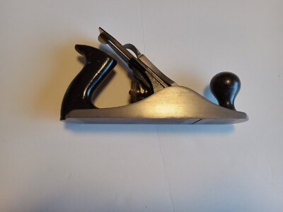 Vintage Stanley Bailey No. 4 Type 19 Plane Made In USA 1948 - 61 Corrugated EUC