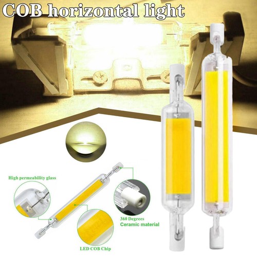 LED R7s COB 78mm 118mm Dimmable Glass Tubes 15W 30W Bulbs Replace Lamp Lot G4 - Picture 6 of 15