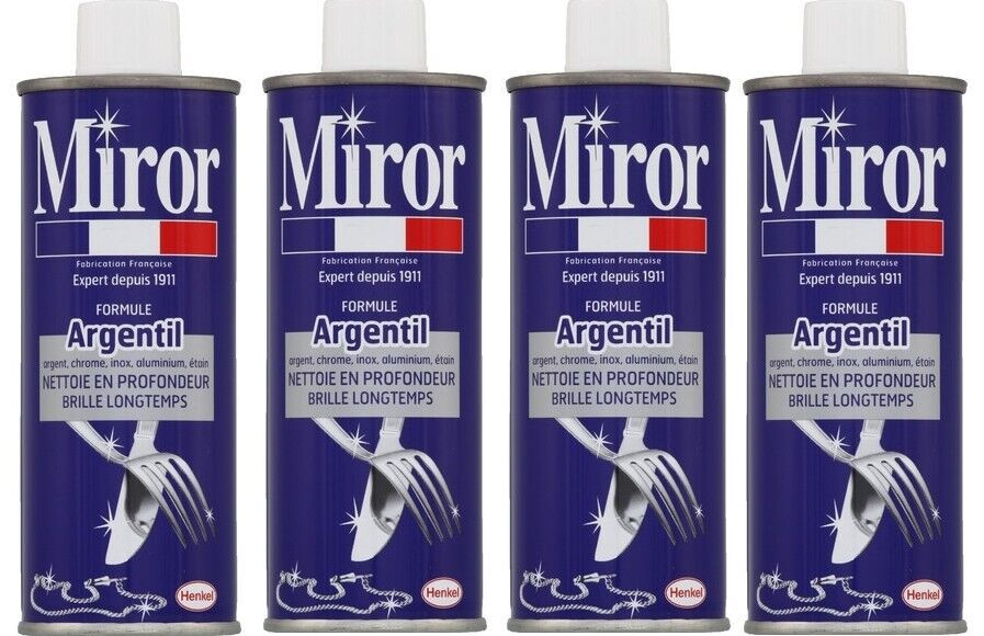 Nettoyant argent MIROR anti-oxydation pour faire briller l'étain et le nickel sans rayer