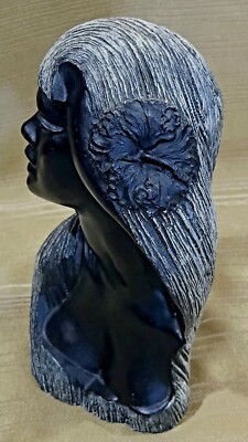 Vintage Frank Schirman LAKA Sculpture Black Coral 7.5