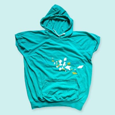 Ocean Pacific 1983 Vintage T Shirt Hoodie Blue Surf 80s Gr. L (passt M) 
