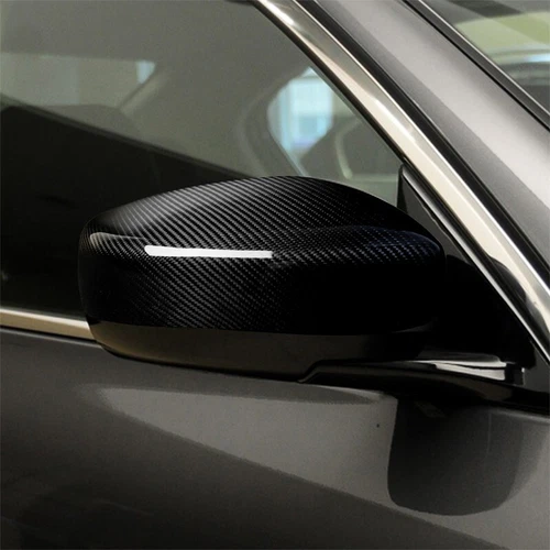 Real Carbon Fiber Car Side Mirror Cover Caps For 2009-2013 Infiniti G37 - Picture 4 of 11