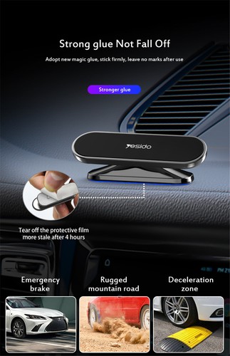 Universal Magnetic Magnet Car Da Phone Holder Mount Fit For iPhone Samsung GPS - Picture 11 of 18
