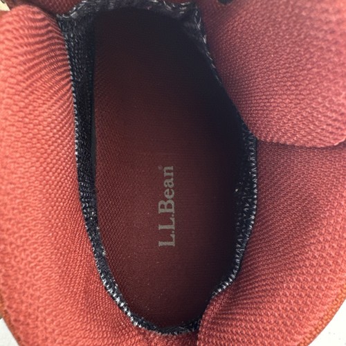 LL BEAN Women's Hiking Boots Tan Red Vibram Waterproof GoreTex Size 7.5 M *READ* - Picture 16 of 18