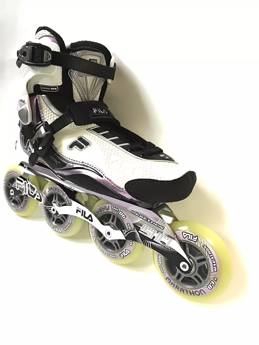 Fila Nine 90 Lady white lila Marathon Speedskate Inliner Skates