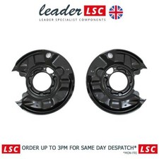 2x Rear Brake Disc Back Plates Splash Guards Mercedes C Class CLK SLK inc AMG