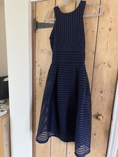 Boohoo Navy Blue Prom Dress Size 8 BNWT