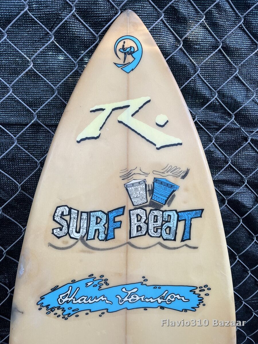Rare 1980s Vintage RUSTY SURFBOARDS Surf Beat Shaun Thomson Rare 1980s Vintage RUSTY SURFBOARDS Surf Beat Shaun Thomson