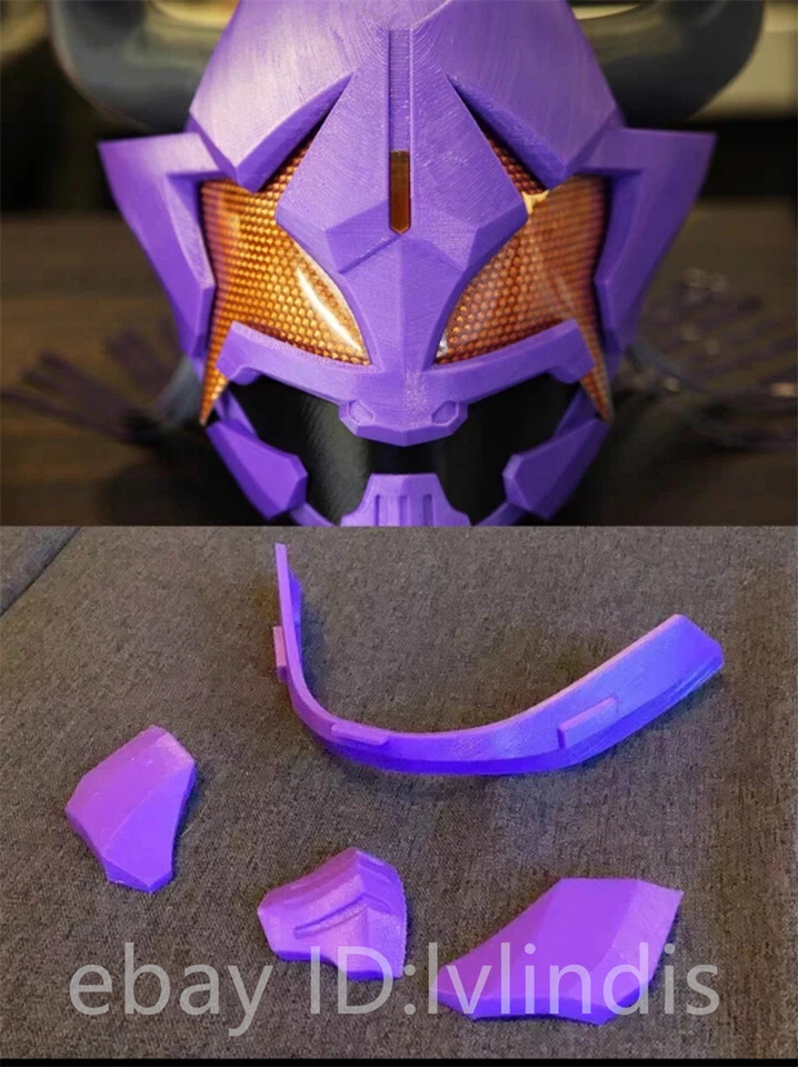Kamen Rider Buffa Zombie Form Cosplay Wearable Helmet Mask 3D Printing 1：1 NEW - Image 3 of 4