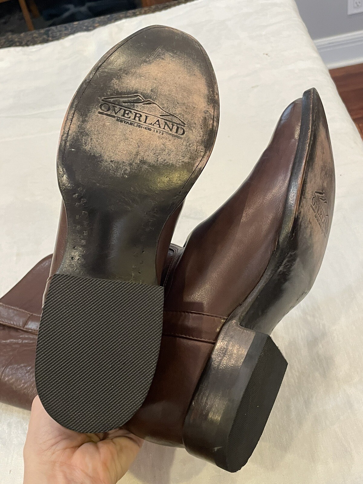 Overland 9 D Soft Leather Basic Round Toe Western… - image 8