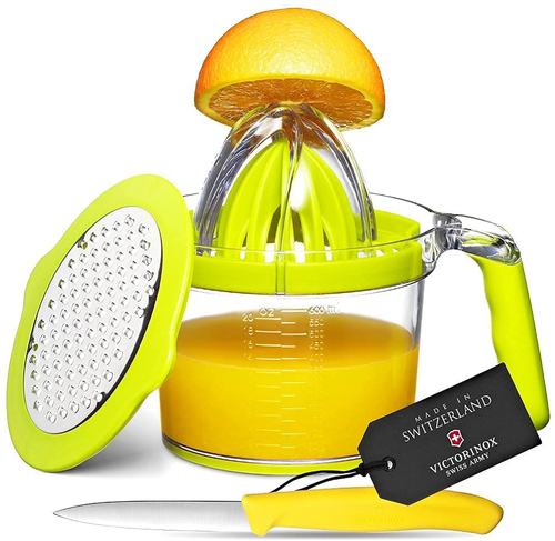 Eurolux 4-In1 Manual Citrus Juicer with Swiss Made Fruit Knife  Multifunction | eBay