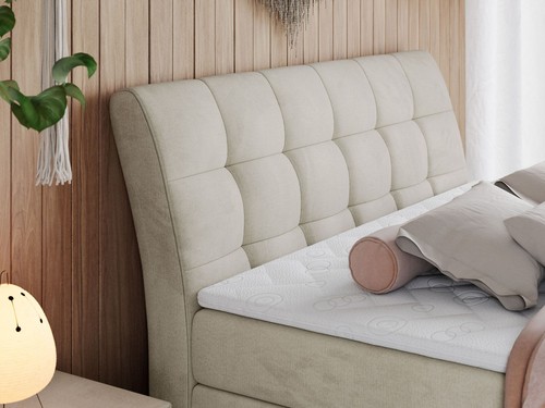 Boxspringbett Polsterbett mit Bettkasten und Multipocket Matratze - GOLD 10 KING - Bild 15 von 96
