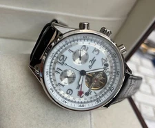 Beautiful Automatic Men's Watch Tag Date Monats-Anzeige Tourbillion-Design 4250