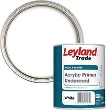 Leyland Trade Acrylic Primer Undercoat 2.5L - White, Water-Based