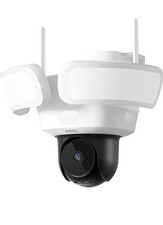 AOSU Floodlight Camera Wired, 3K , 360° Coverage, 24/7 Recording, No Monthly Fee
