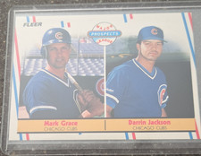 Fleer 1988 Fleer Prospects Mark Grace Darrin Jackson Chicago Cubs #641
