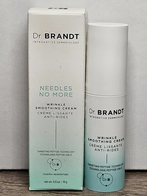 DR.BRANDT SKIN CARE Dr. BRANDT NEEDLES NO MORE WRINKLE SMOOTHING CREAM: 0.5 oz. NEW