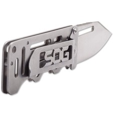 SOG Cash Card - Coltello tascabile in acciaio inox con clip tip-down