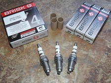 3x Bujías de iridio BRISK P1 aptas para: Seat Ibiza - 1.2 - 2002 a 2015