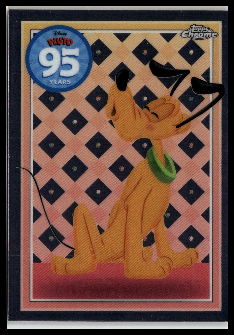 2025 Topps Chrome Disney #PL-5 Pluto Pluto 95th Anniversary
