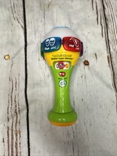 LeapFrog Baby Learning Microphone Maraca English/Spanish Bilingual Music Lights