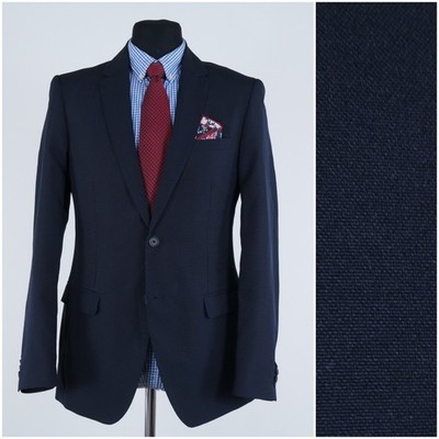 BRUNO BANANI Sport Coat 40R US Size Mens Navy Blue Blazer Jacket